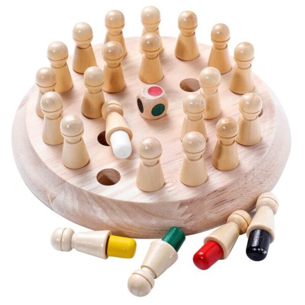 WOODEN MEMORY MATCH STICK GAME