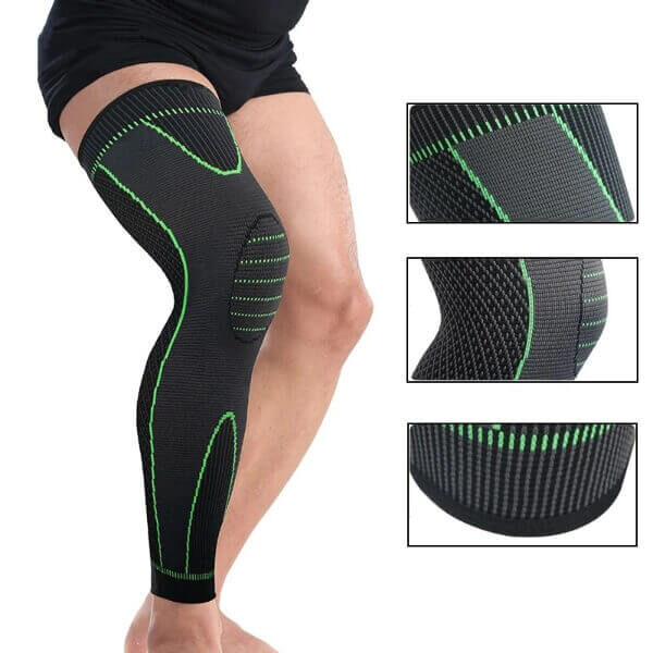 FULL COMPRESSION KNEE SUPPORT WITH STRAP