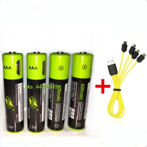 1.5V AAA USB RECHARGEABLE BATTERY