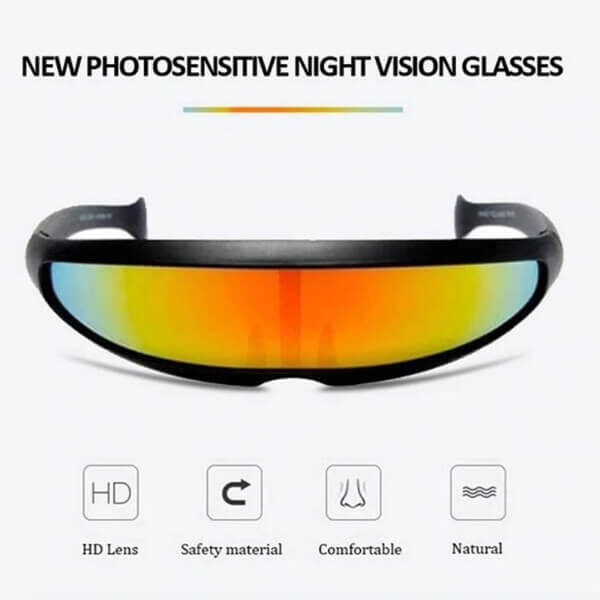 FUTURISTIC PHOTOSENSITIVE NIGHT VISION GLASSES