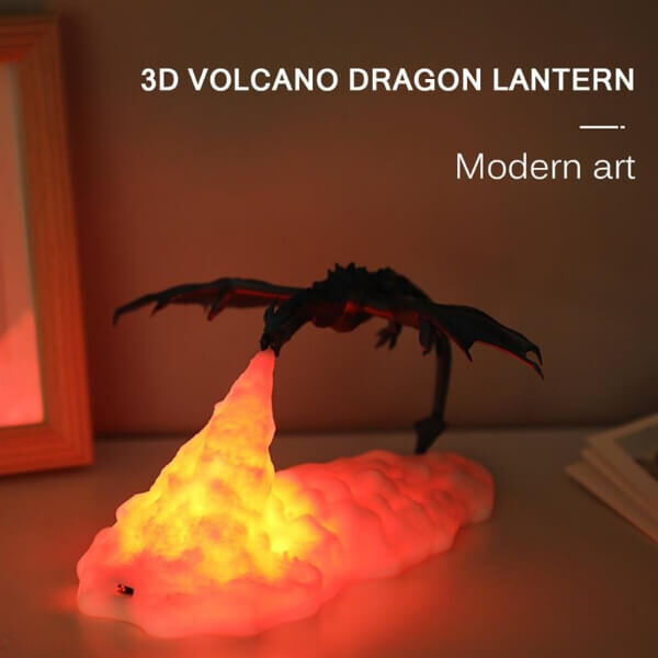 3D FIRE-BREATHING DRAGON NIGHT LIGHT