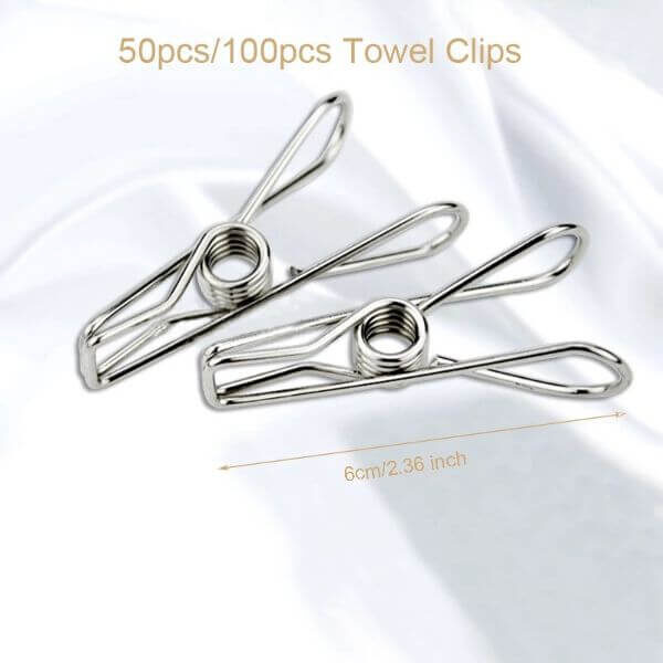 STAINLESS STEEL CLIPS CLOTHES PINS PEGS