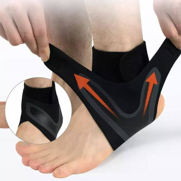 ADJUSTABLE ELASTIC ANKLE PROTECTION