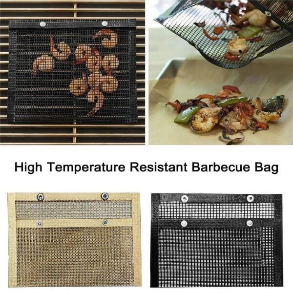 EXTRA-TOUCH GRILLING MESH BAGS