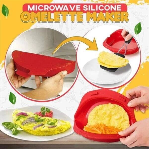 MICROWAVE SILICONE OMELET MAKER