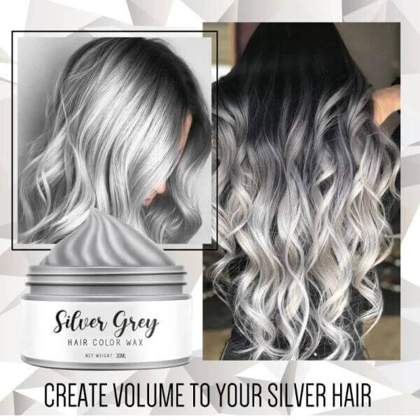 SILVER BLONDE COLORING HAIR WAX