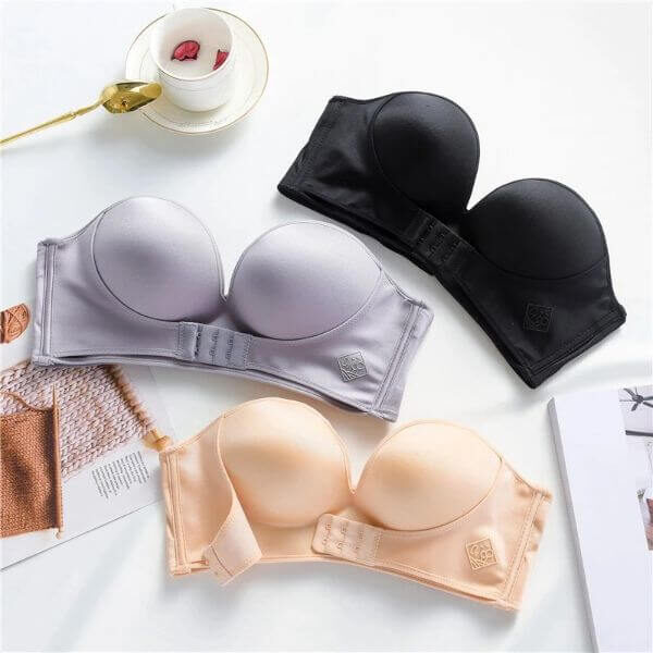 STRAPLESS FRONT BUCKLE LIFT BRA