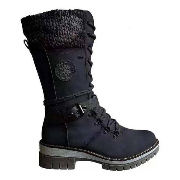 WOMEN’S BUCKLE LACE BOOTS