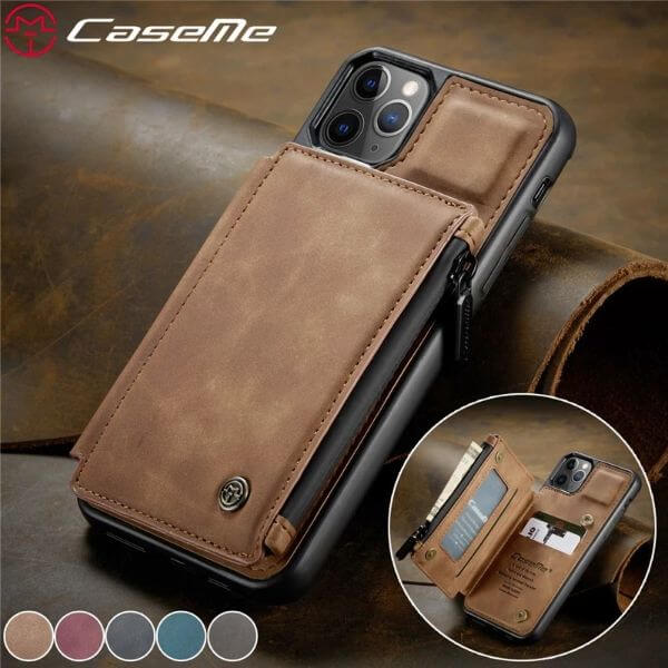 GENUINE LEATHER iPHONE WALLET CASE