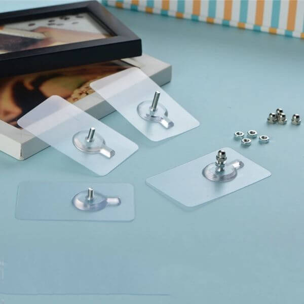 SELF ADHESIVE WALL MOUNTED HOOK STICKERS