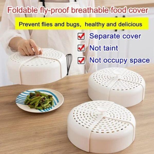 FOLDABLE FOOD PLATE COVER