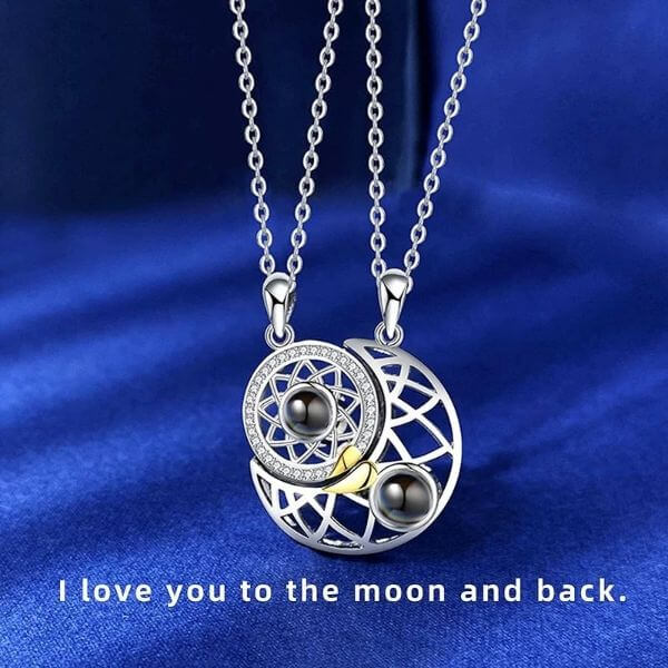 SUN AND MOON COUPLE NECKLACE