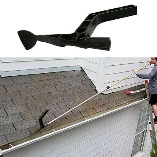 GUTTER CLEANING SPOON AND SCOOP TOOL