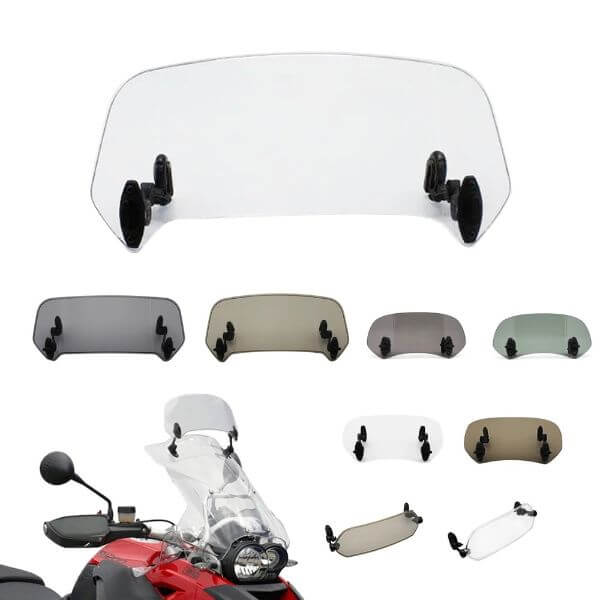 MOTORCYCLE WINDSHIELD EXTENSION