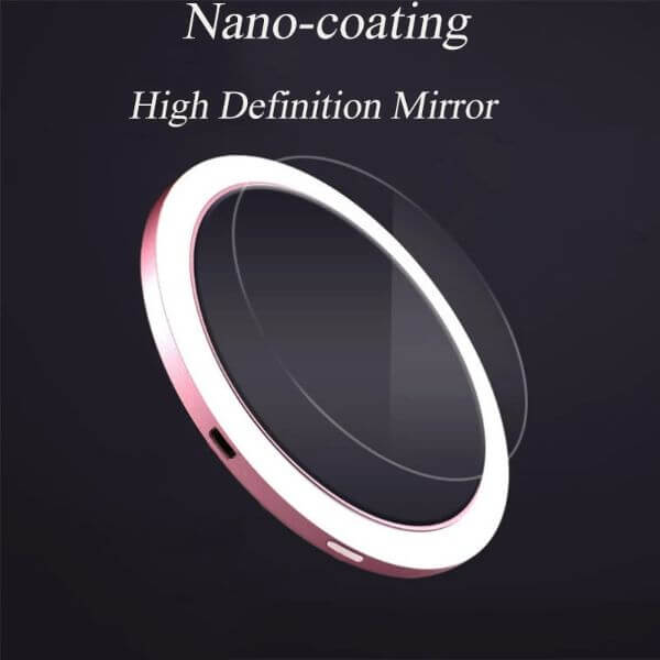 PORTABLE WIRELESS CHARGING LED MAKE UP MIRROR
