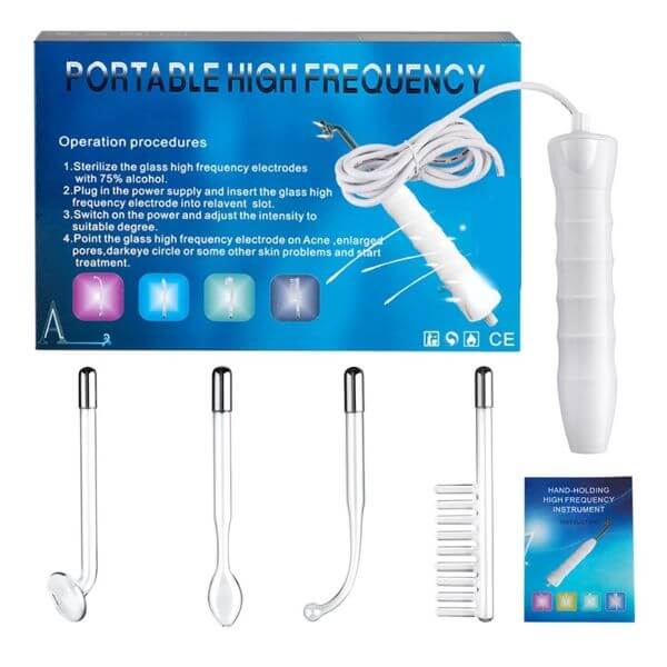 HIGH FREQUENCY ELECTROTHERAPY LIGHT ACNE WAND