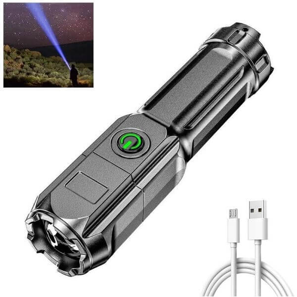 RECHARGEABLE HIGH-FOCUS FLASHLIGHT