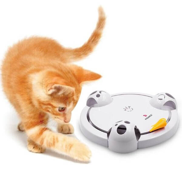 AUTOMATIC MOUSE POUNCE CAT TOY