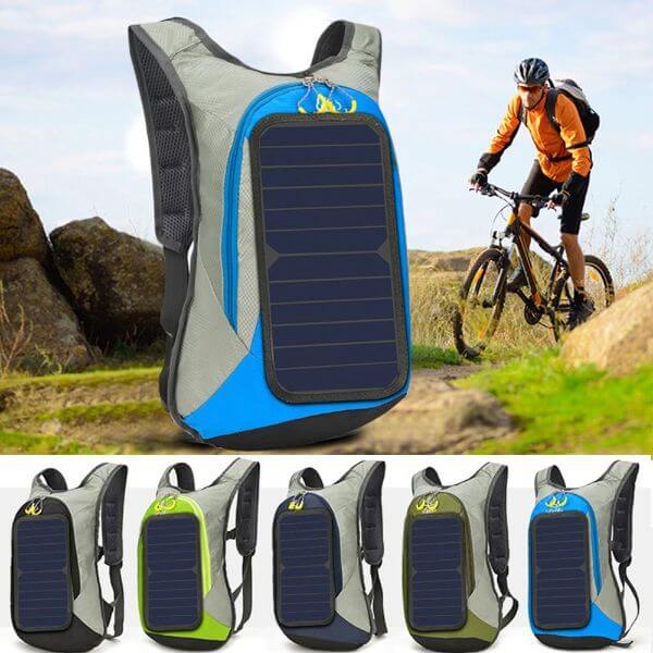 SOLAR PANEL CHARGER BACKPACK