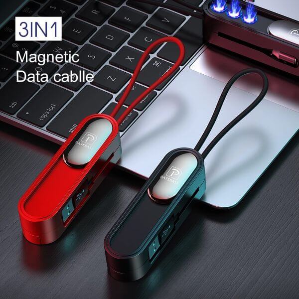 3 IN 1 MAGNETIC MINI PHONE CHARGER CABLE