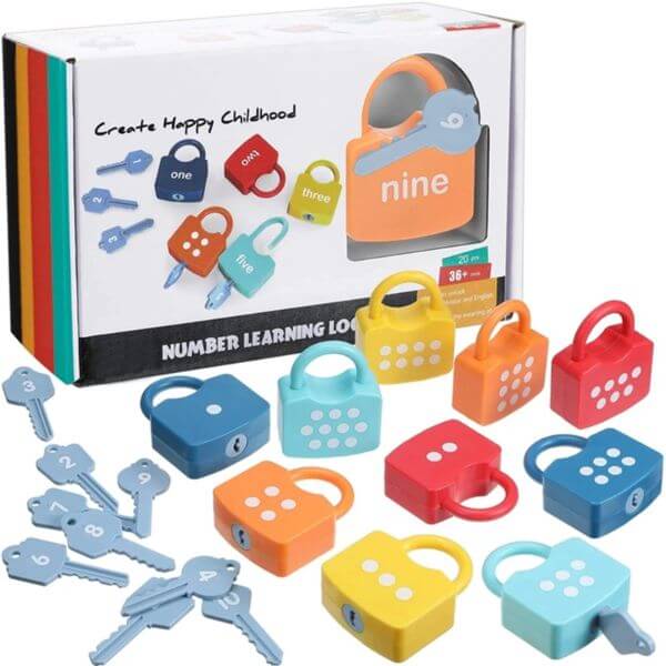 LOCK AND KEY ALPHABET LEARNING TOY
