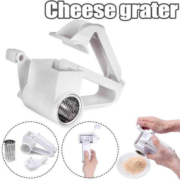 MANUAL CUTTER ROTARY CHEESE GRATERS