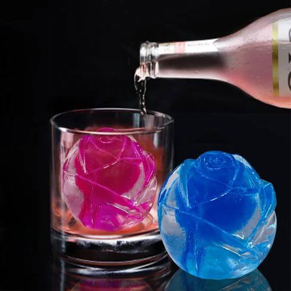 SILICONE ROSE ICE MOLD