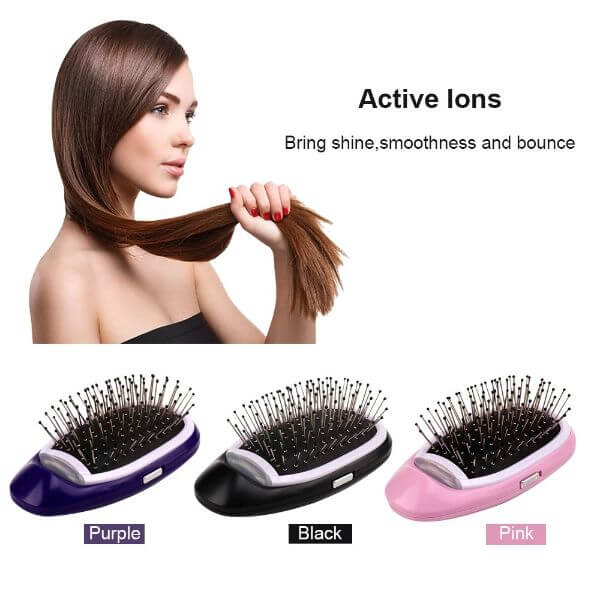ELECTRIC IONIC NEGATIVE IONS HAIRBRUSH