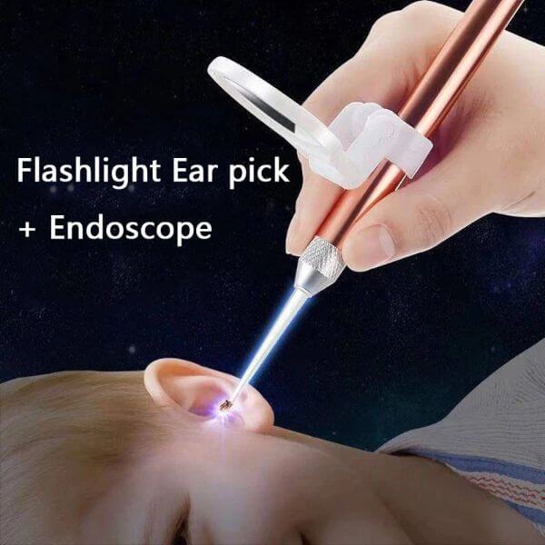 BABY FLASHLIGHT EAR TOOL CLEANER