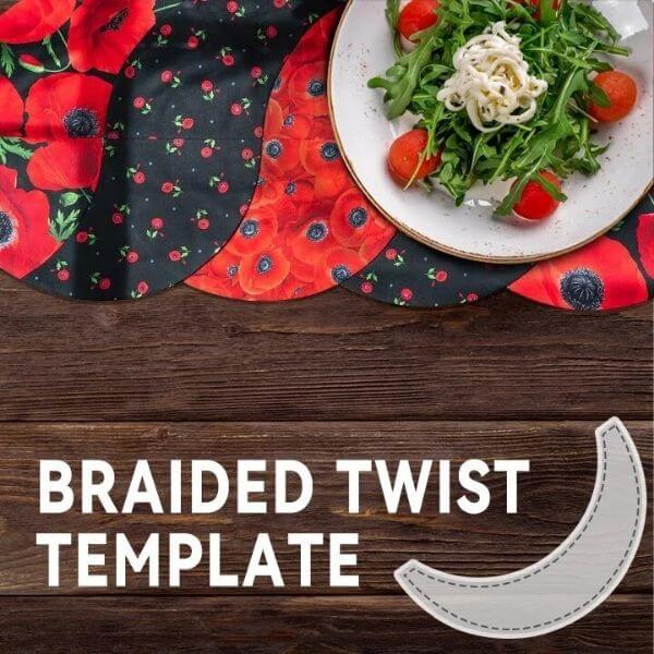 TABLECLOTH BRAIDED TWIST TEMPLATE