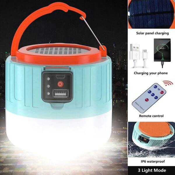 CAMPING OUTDOOR SOLAR LED LIGHT