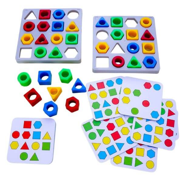 SHAPE MATCHING GAME COLOR SENSORY TOY