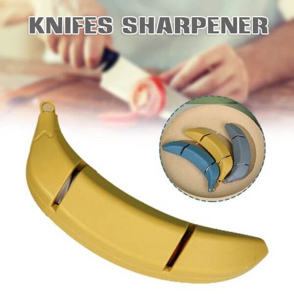 BANANA SHAPE KNIFE SHARPENER