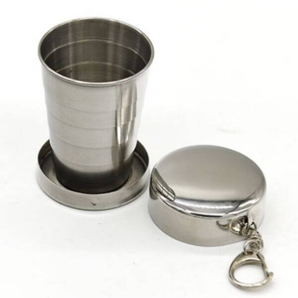 STAINLESS STEEL TELESCOPIC CUP