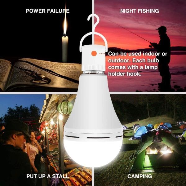 RECHARGEABLE EMERGENCY LIGHT BULB