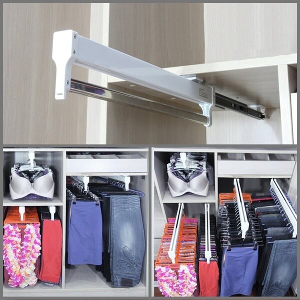PULL-OUT TROUSER RACK