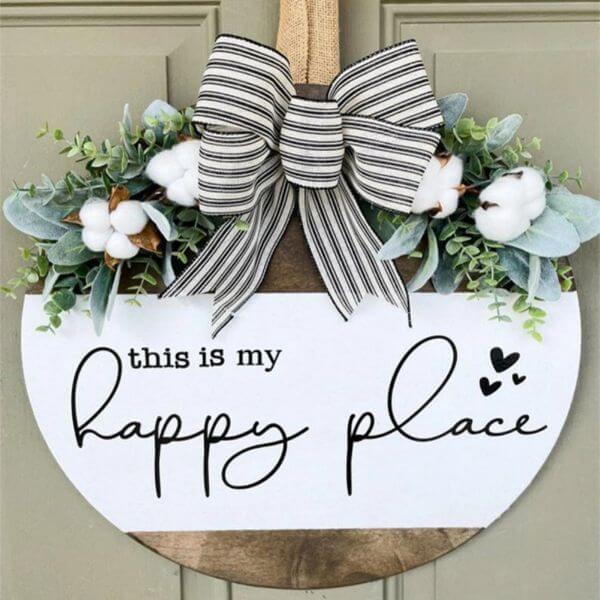 HAPPY PLACE WREATH