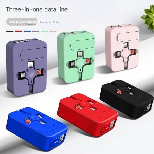 3 IN 1 CHARGING CABLE BOX
