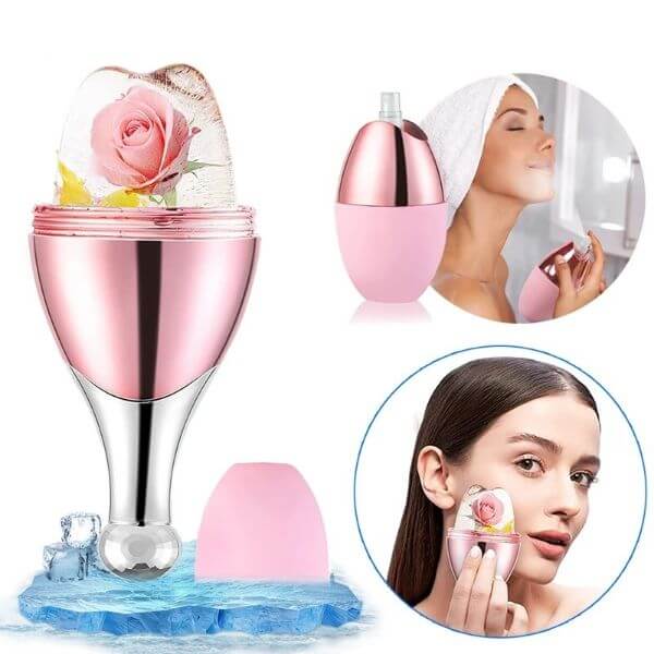 2 IN 1 ICE FACIAL ROLLER WITH MIST SPRAYER
