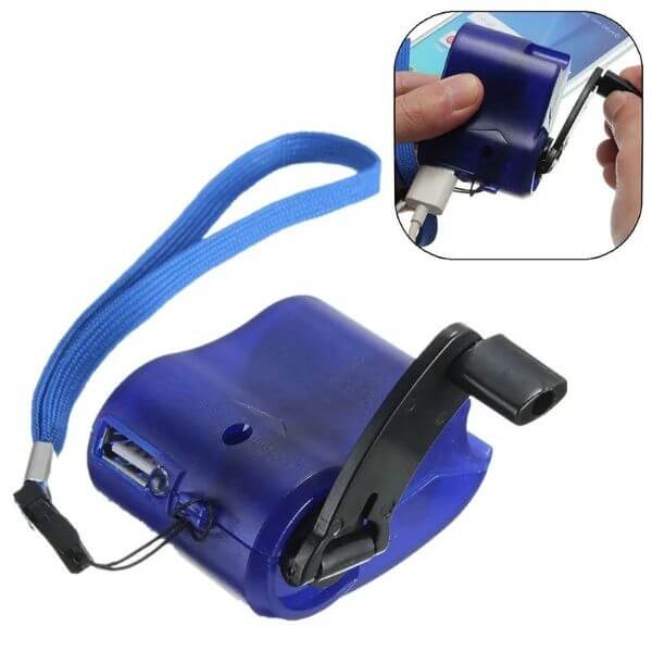 HAND CRANK PHONE CHARGER