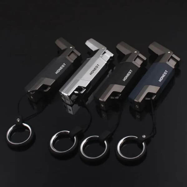 PORTABLE SMOKING WINDPROOF TORCH LIGHTER