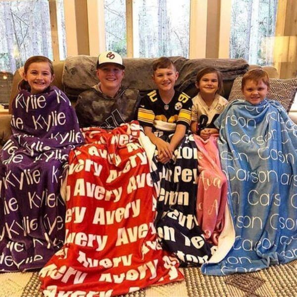 CUSTOMIZED NAME BLANKETS