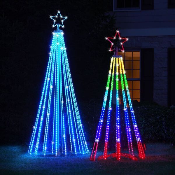 MULTICOLOR LED ANIMATED OUTDOOR CHRISTMAS TREE