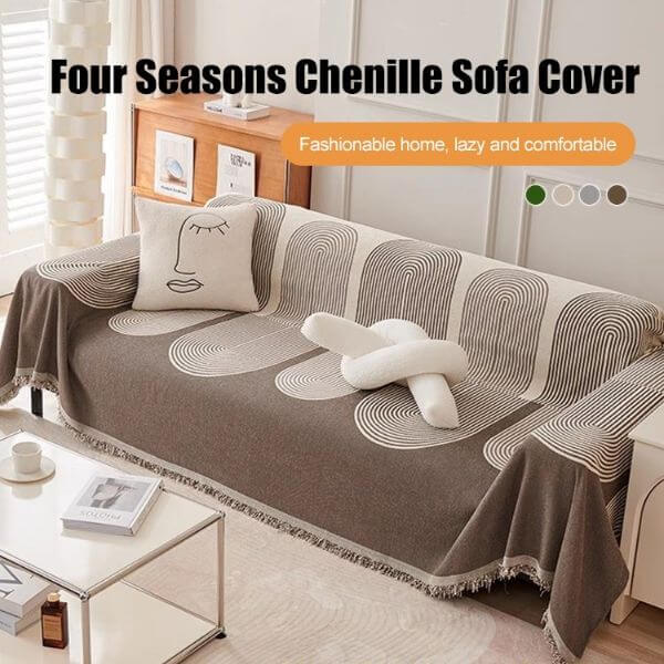 DOUBLE SIDED CHINELLE SOFA COVER