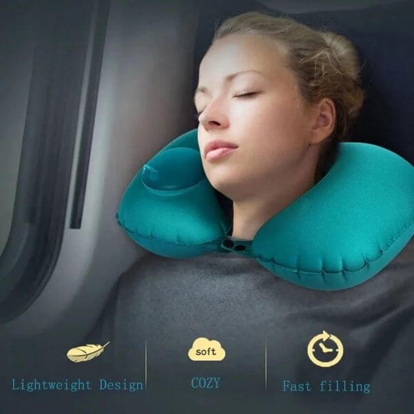 INFLATABLE TRAVEL NECK PILLOW