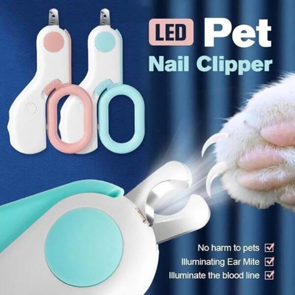 LED PET NAIL CLIPPER