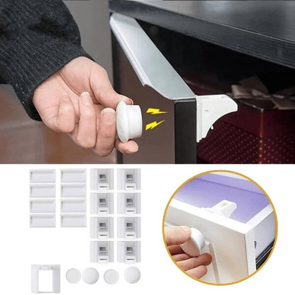 ADHESIVE CHILD MAGNETIC SAFETY LOCK