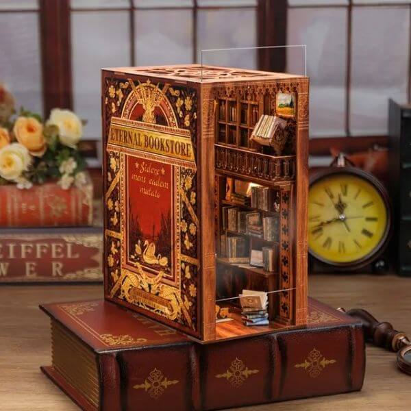 3D WOODEN PUZZLE BOOKEND