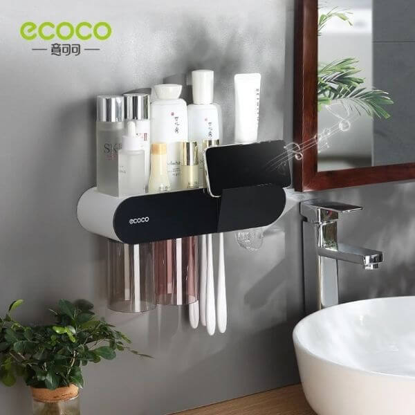 MAGNETIC ADSORPTION INVERTED TOOTHBRUSH HOLDER