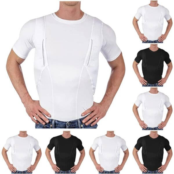 CONCEALED UNISEX CARRY T-SHIRT HOLSTER